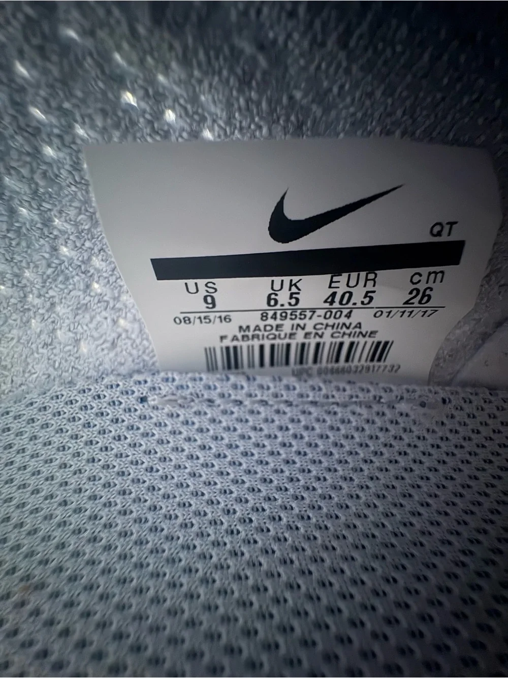 Nike | Air Vapor Max Flyknit Pure Platinum | sz 9 | Excellent Condition.